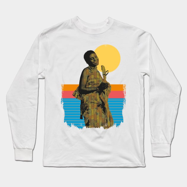 Miriam Makeba Long Sleeve T-Shirt by HAPPY TRIP PRESS